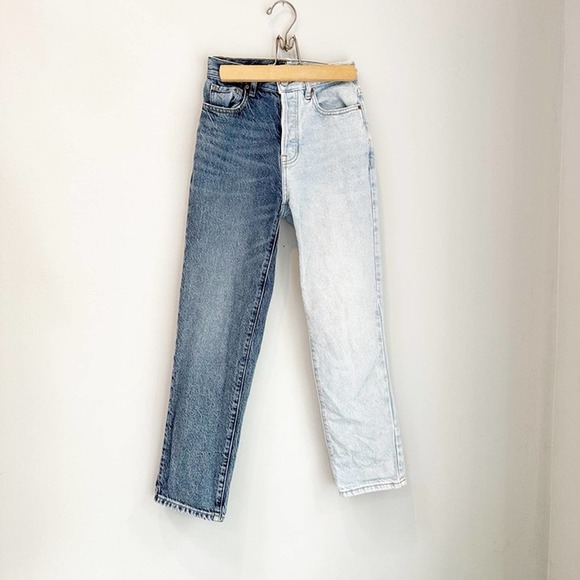 PacSun Denim - Pacsun Two-Toned Jean High Rise Straight Size 23 0
